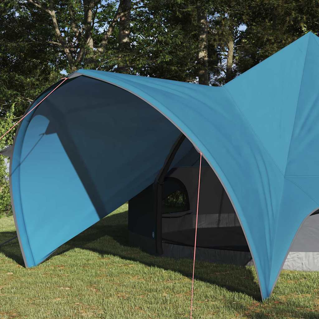 Tipi telts ar jumtu Zila un Pelēka 600 x 600 x 347 cm