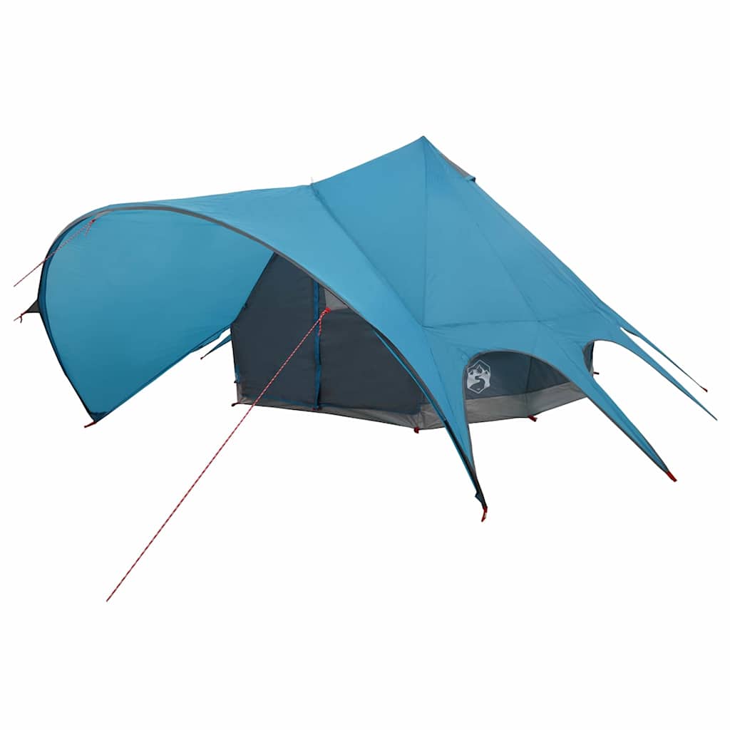 Tipi telts ar jumtu Zila un Pelēka 600 x 600 x 347 cm