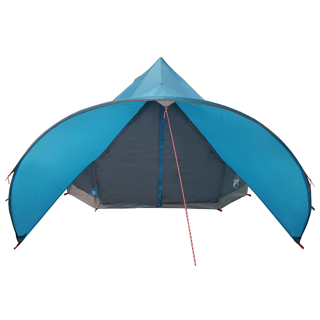 Tipi telts ar jumtu Zila un Pelēka 600 x 600 x 347 cm