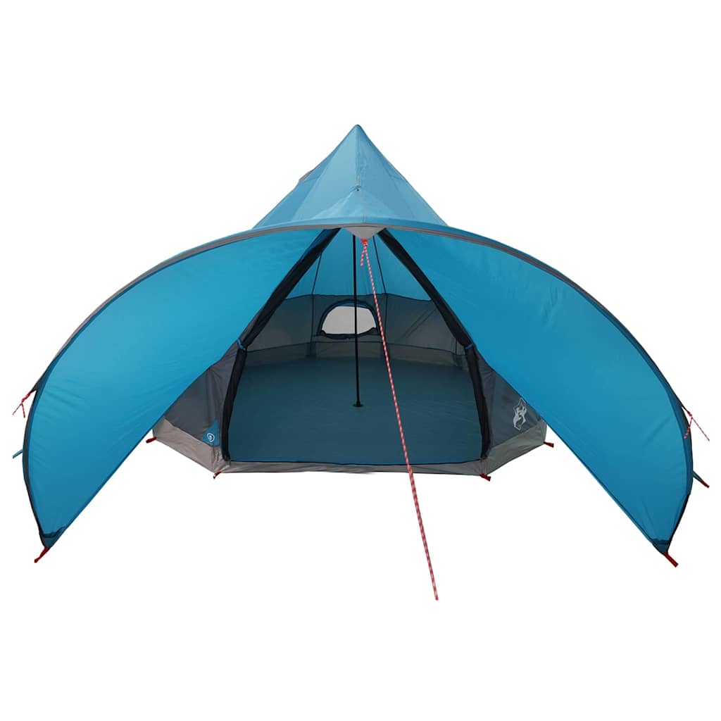 Tipi telts ar jumtu Zila un Pelēka 600 x 600 x 347 cm