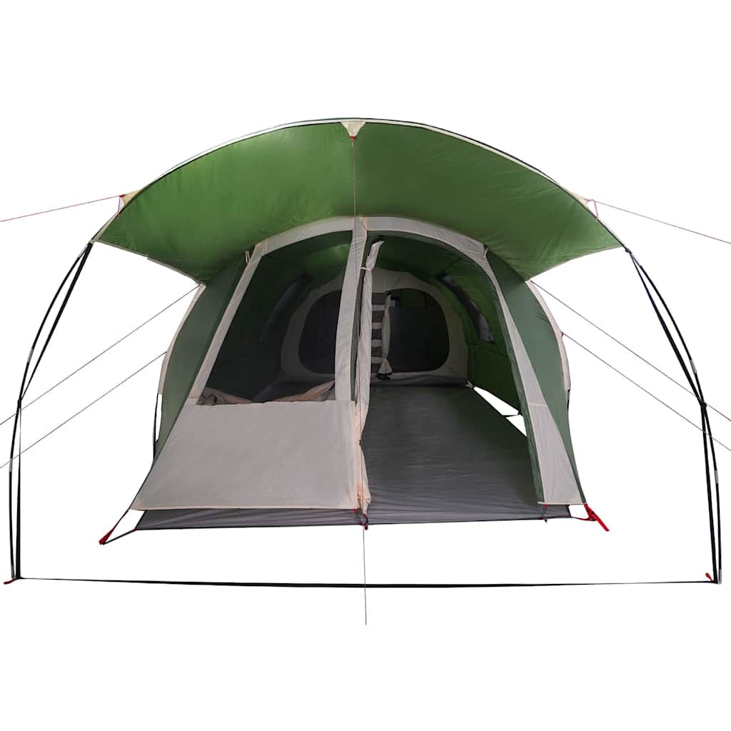 Tunnel Tent with Canopy Green and White 740 x 370 x 220 cm