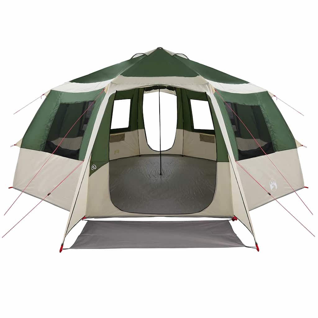 Canopy Tent with Roof Green and Grey 500 x 500 x 294 cm