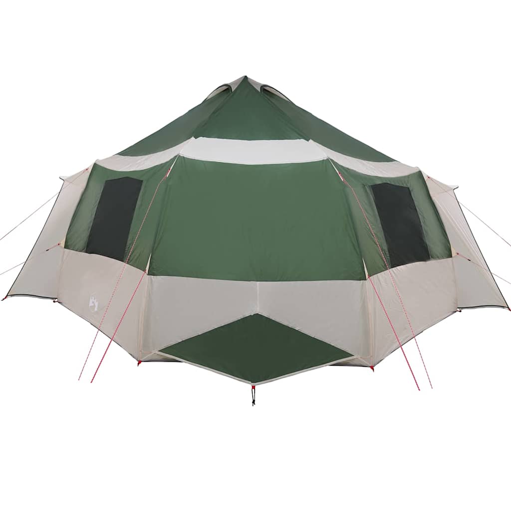 Canopy Tent with Roof Green and Grey 500 x 500 x 294 cm