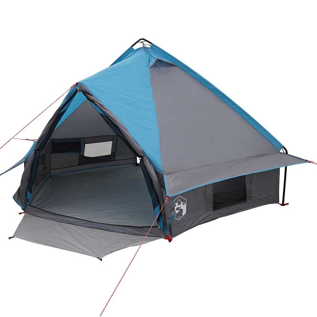 Tipi telts ar jumtu Zila un Pelēka 490 x 410 x 210 cm
