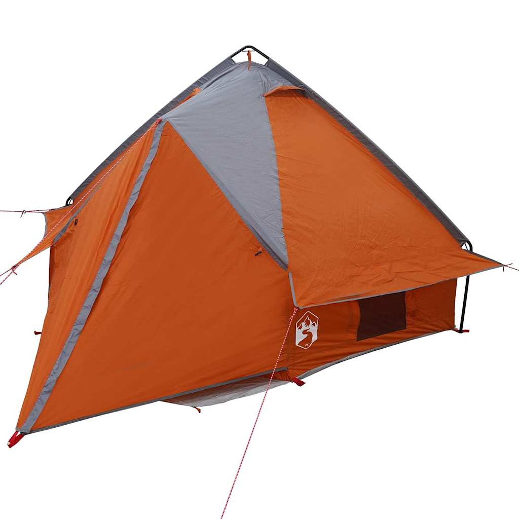 Tipi telts ar jumtu Pelēka un oranža 490 x 410 x 210 cm