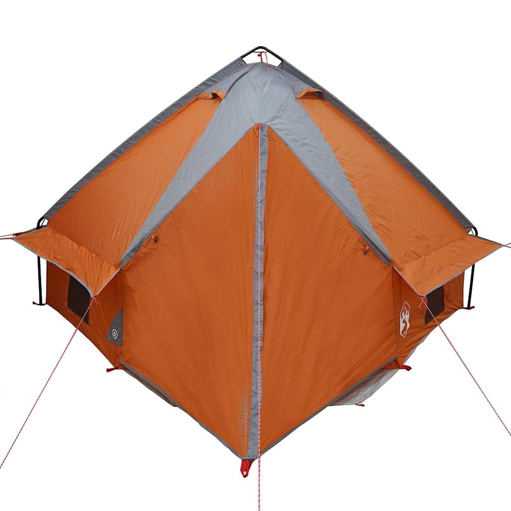 Tipi telts ar jumtu Pelēka un oranža 490 x 410 x 210 cm