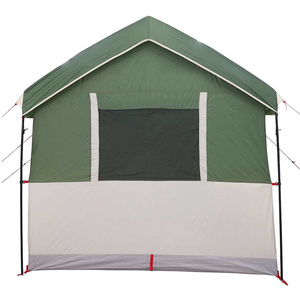 Family Tent with Roof Green and White 324 x 255 x 230 cm
