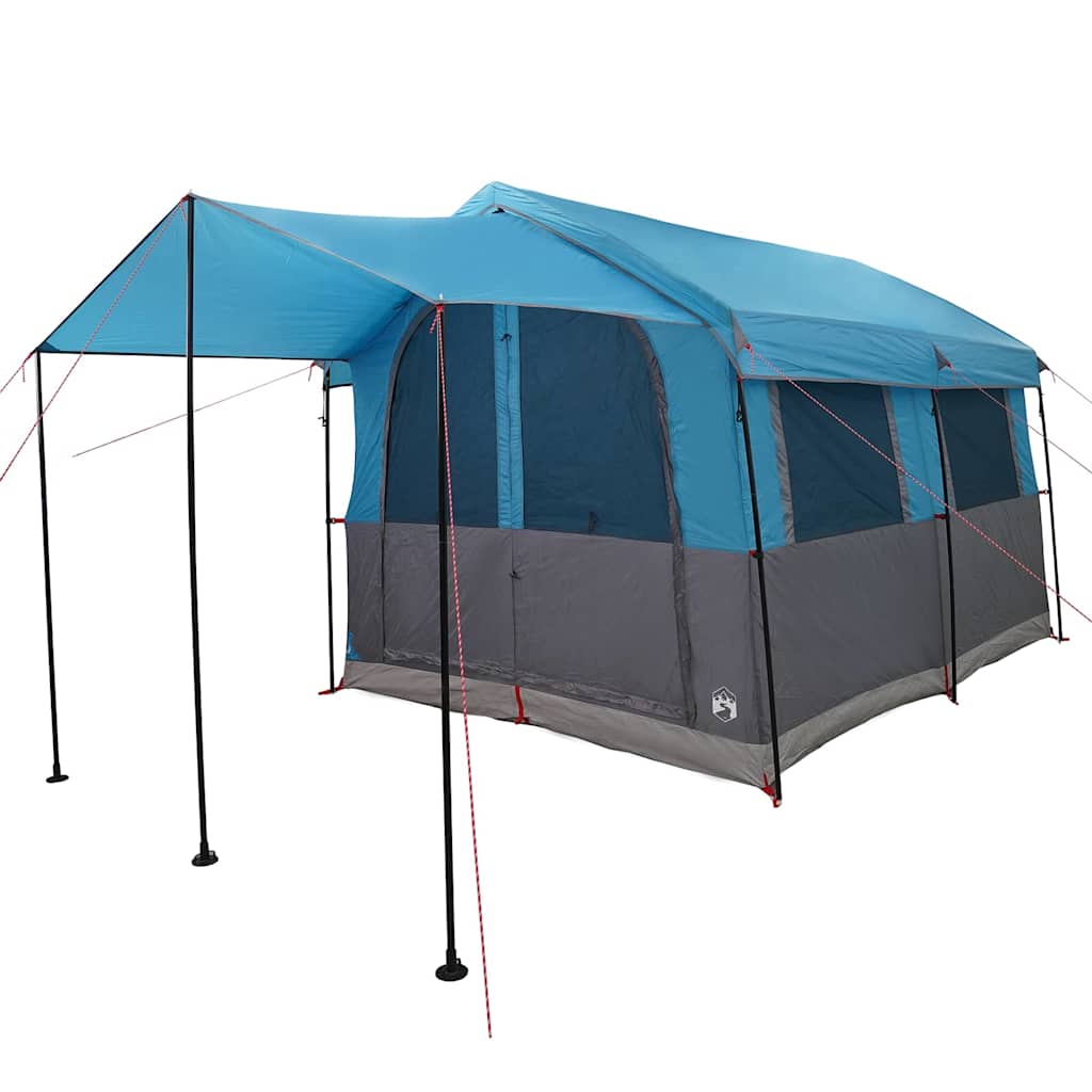 Family Tent with Roof Blue and Gray 324 x 255 x 230 cm