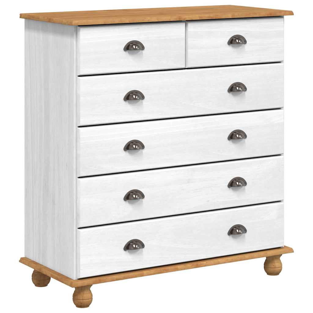 hutch “ASKIM” balta 91x40x199.5 cm kieta mediena pušis