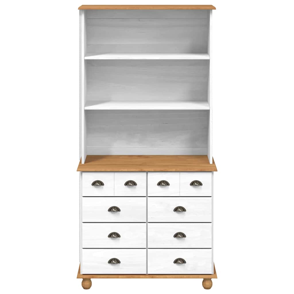 hutcas “ASKIM” baltas 91x40x183 cm kieta pušies mediena