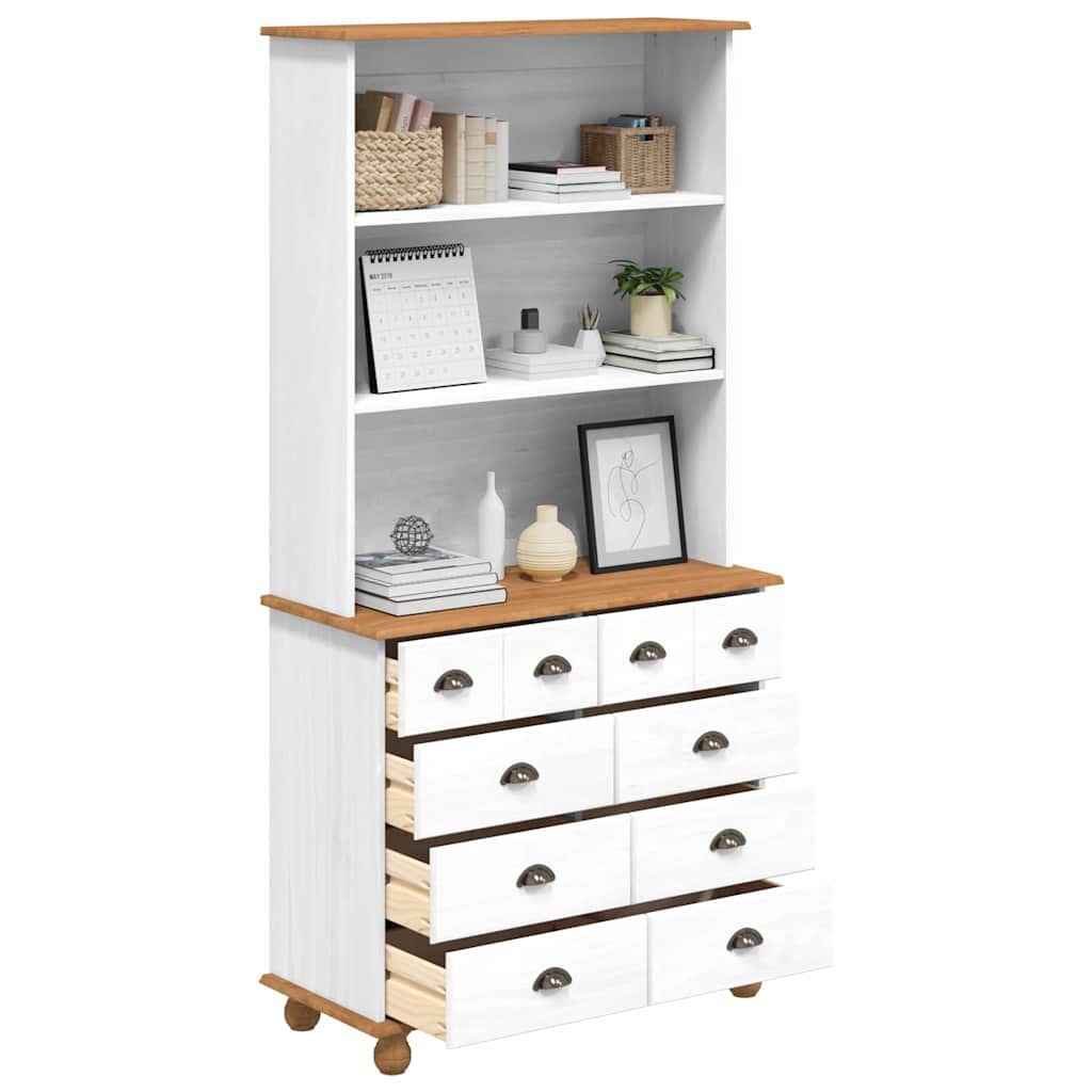 hutcas “ASKIM” baltas 91x40x183 cm kieta pušies mediena