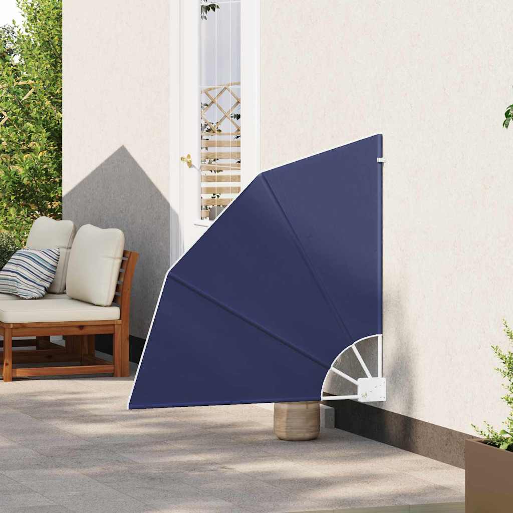 Balcony Privacy Screen Dark Blue 115 x 115 cm Fabric