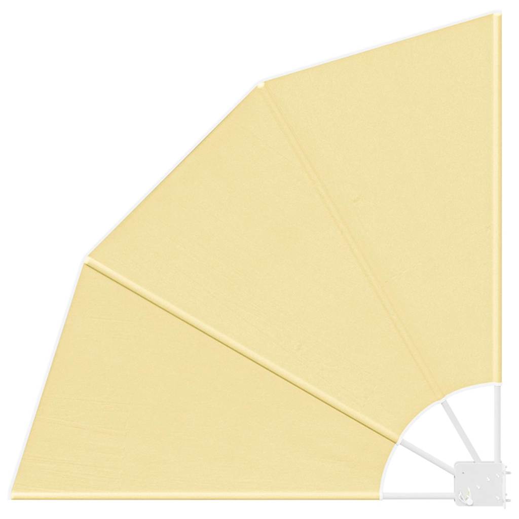 Balkona privātuma ekrāns Smilškrāsas 115 x 115 cm audums
