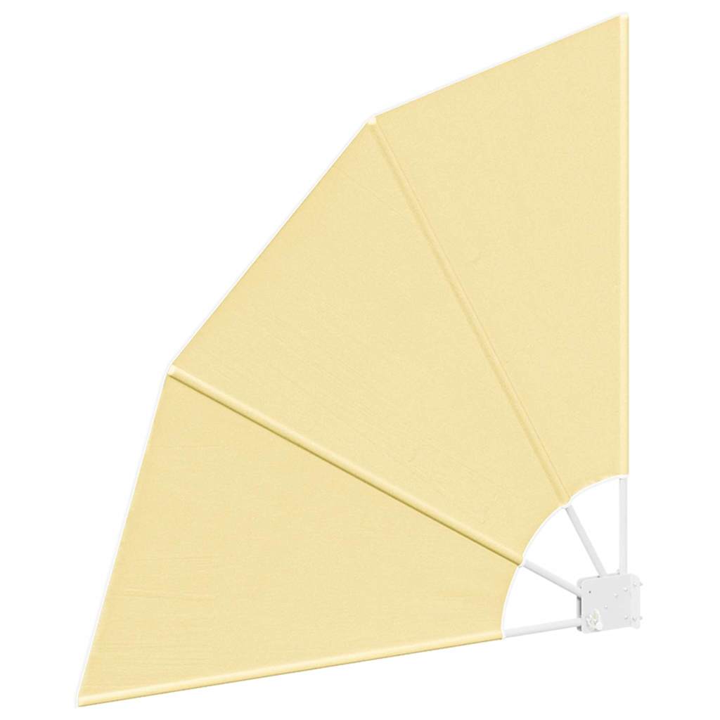 Balkona privātuma ekrāns Smilškrāsas 115 x 115 cm audums