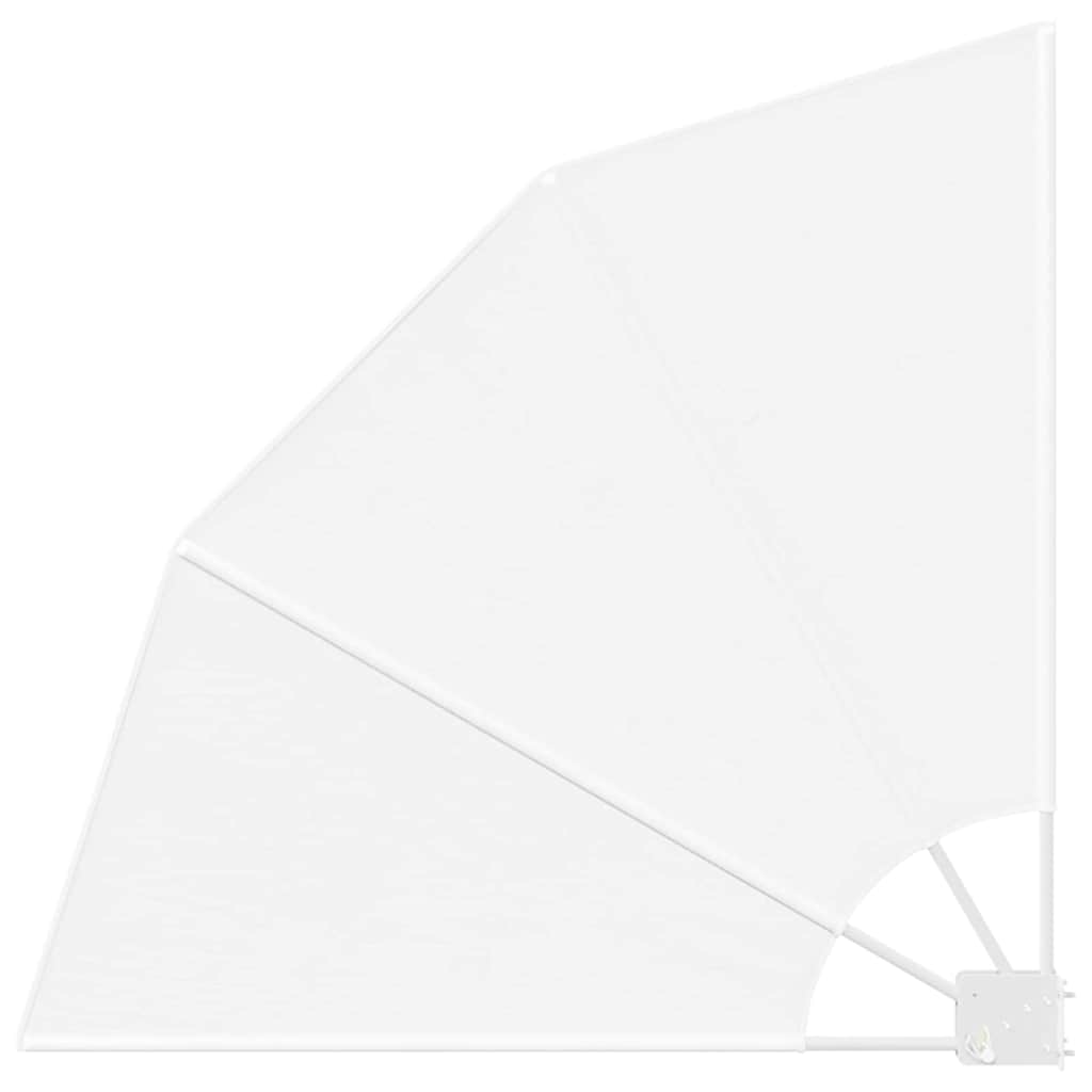 Balkono privatumo ekranas Balta 115 x 115 cm Poliesteris