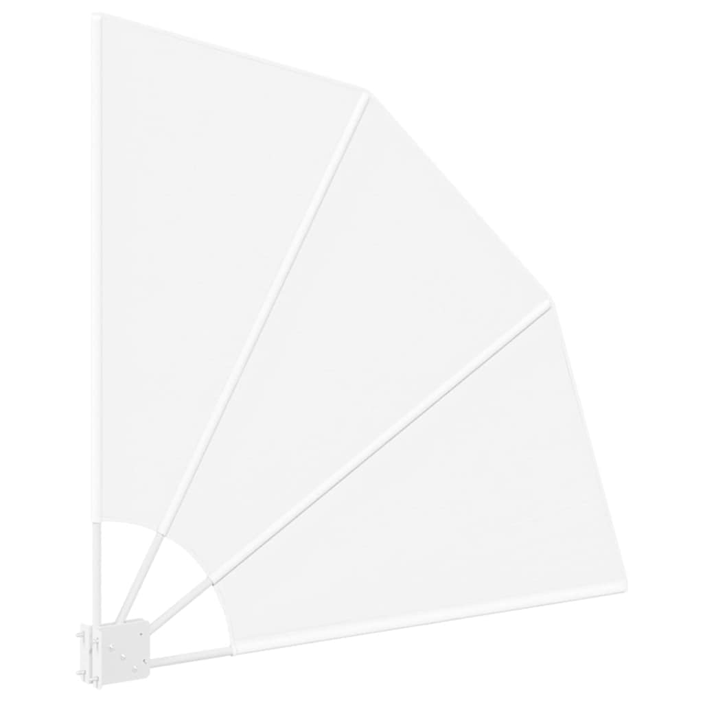Balkono privatumo ekranas Balta 115 x 115 cm Poliesteris