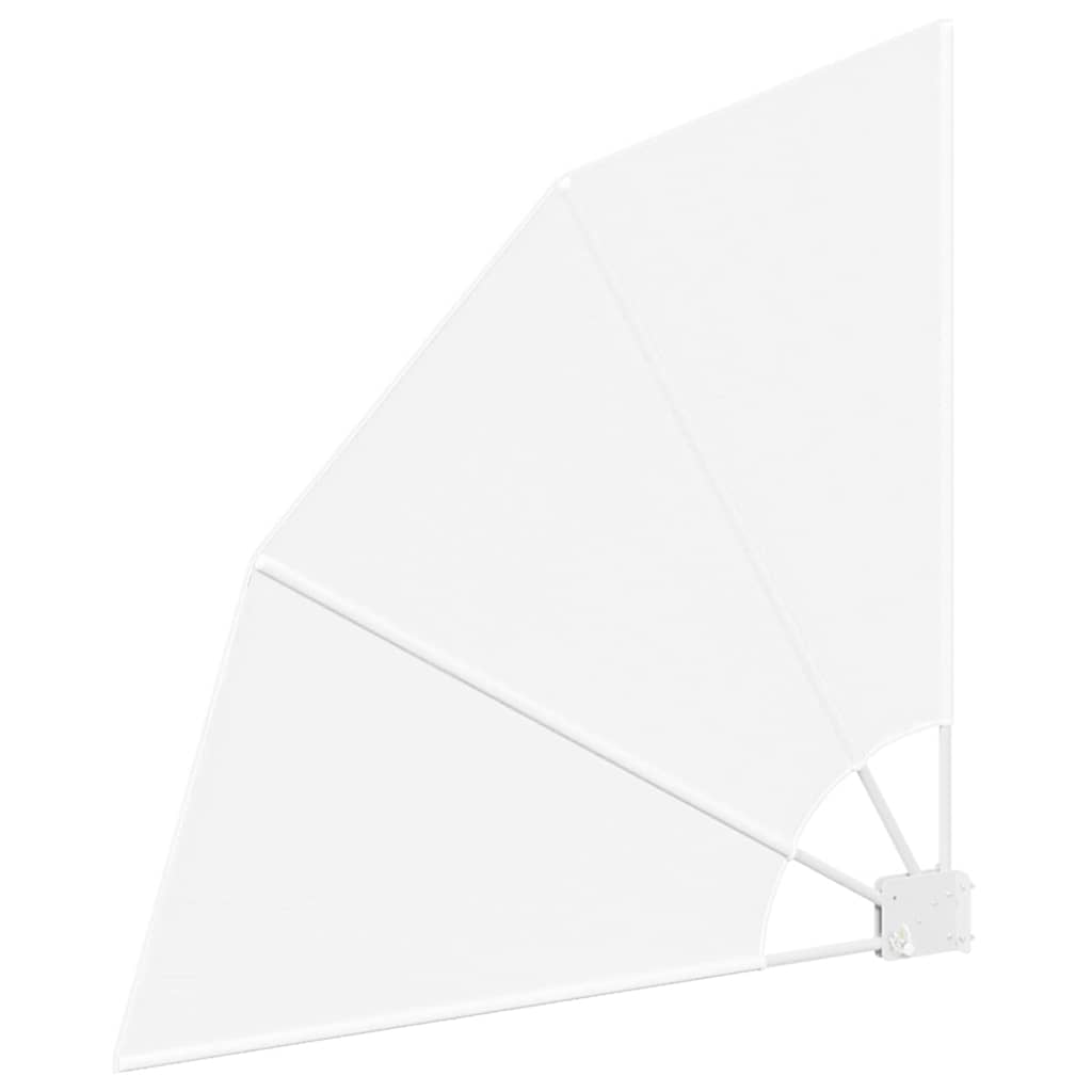 Balkono privatumo ekranas Balta 115 x 115 cm Poliesteris