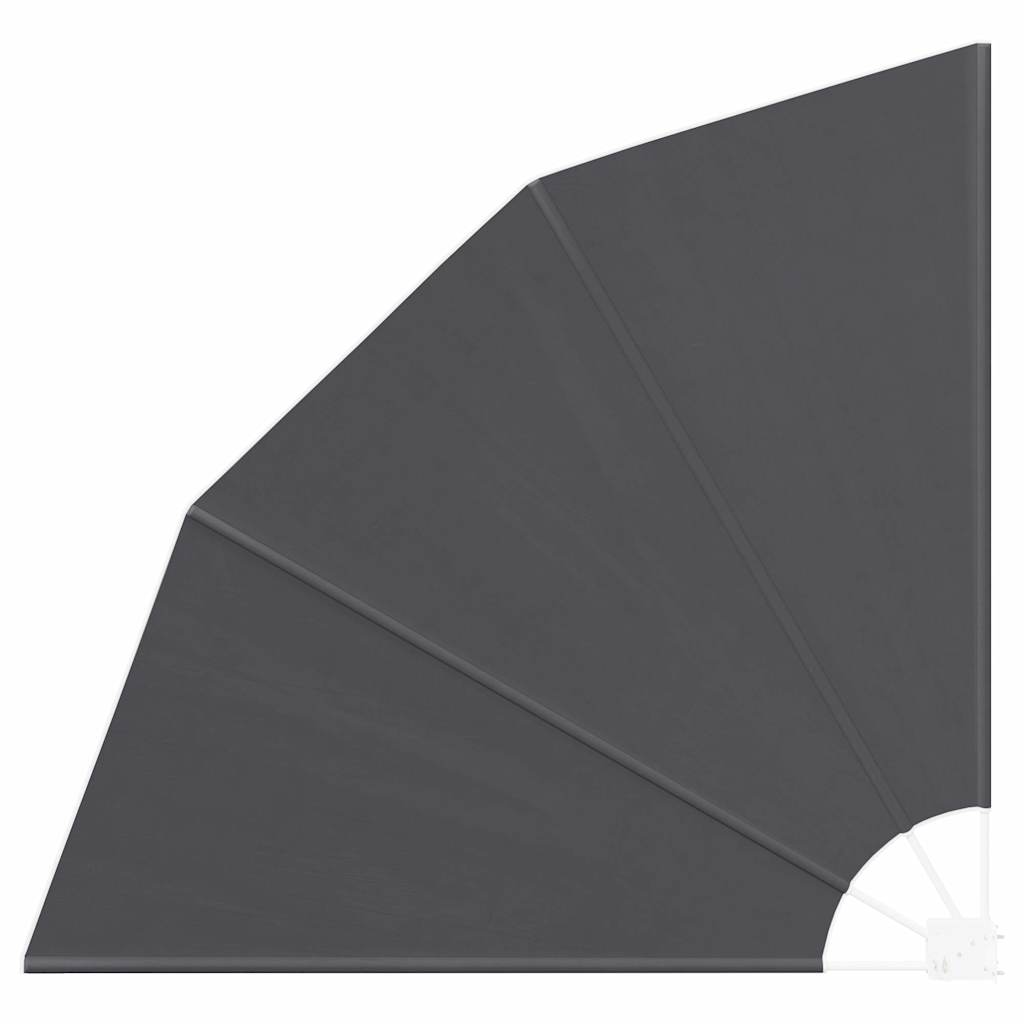 Balcony privacy screen Black 140 x 140 cm fabric