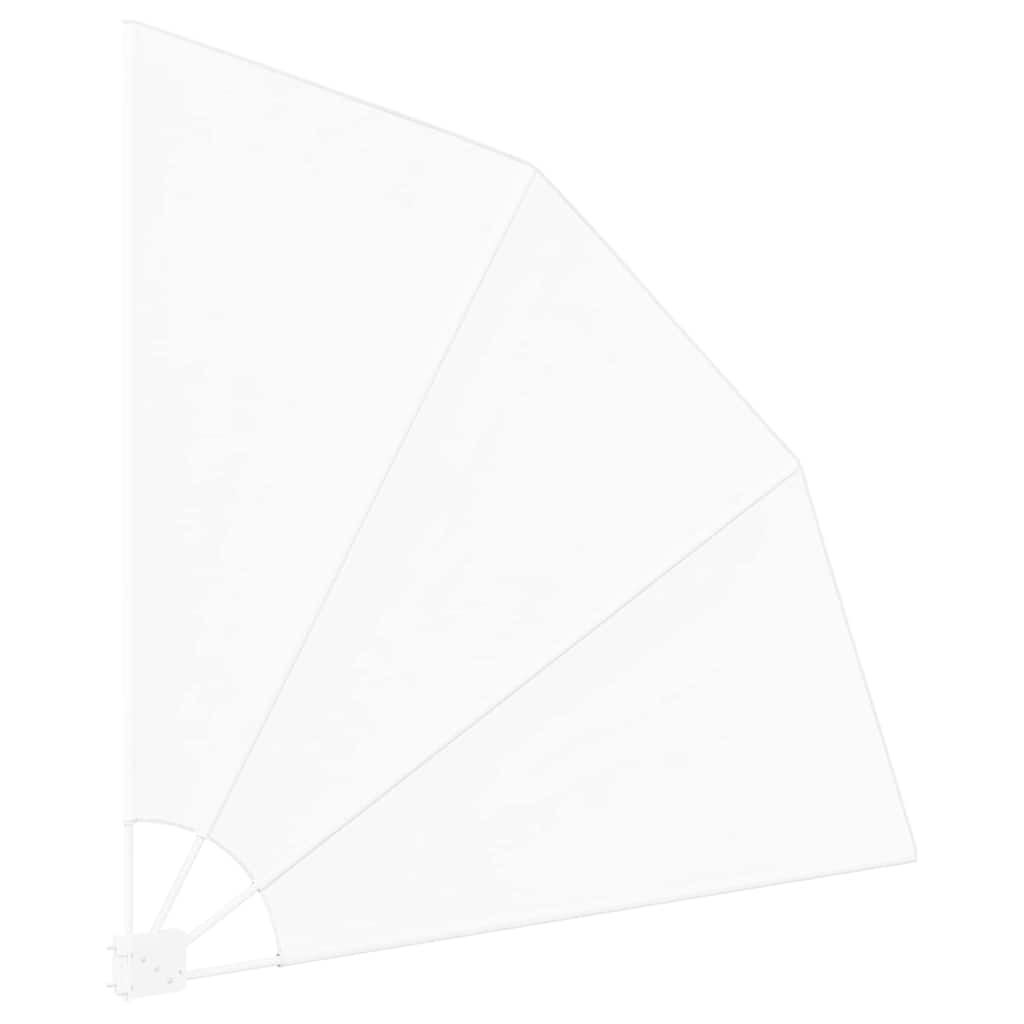 Balkono privatumo ekranas 140 x 140 cm Poliesteris Balta