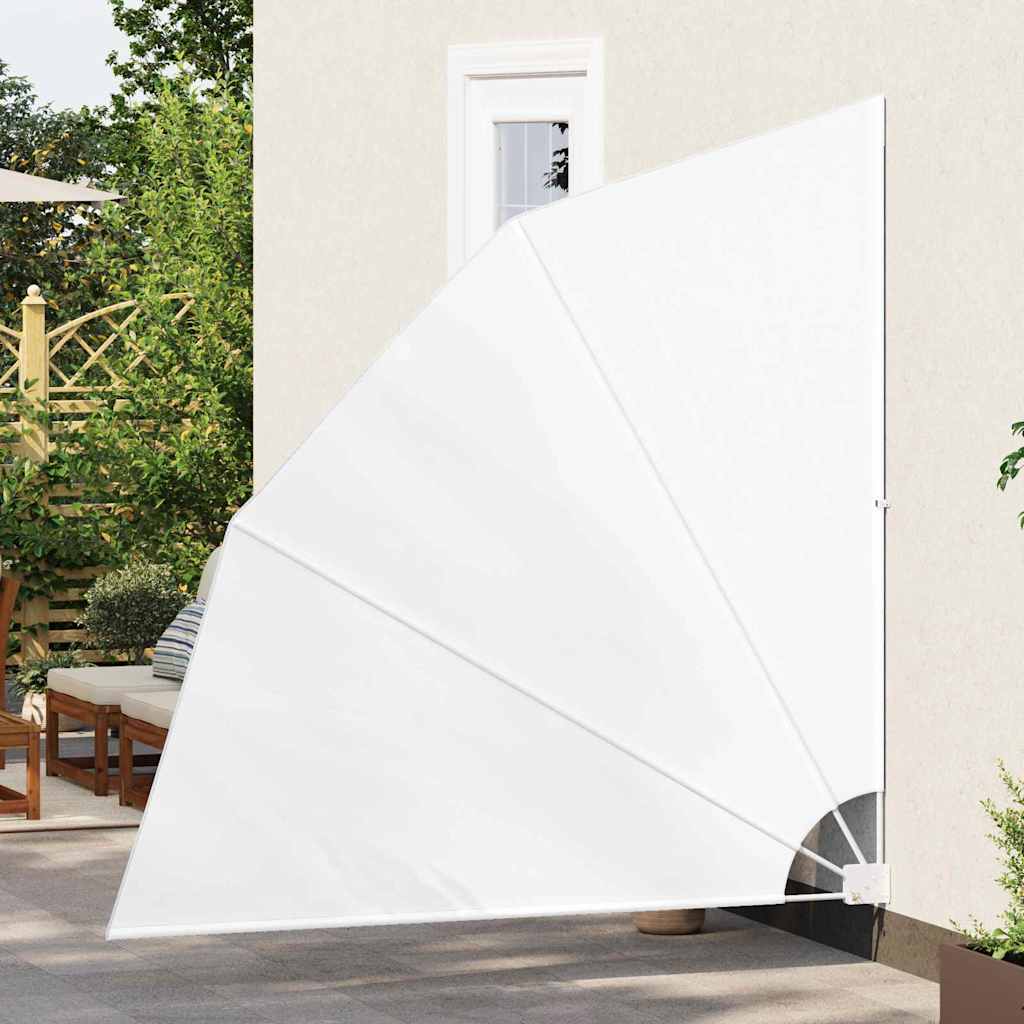 Balkona privātuma ekrāns Balts 210 x 210 cm audums