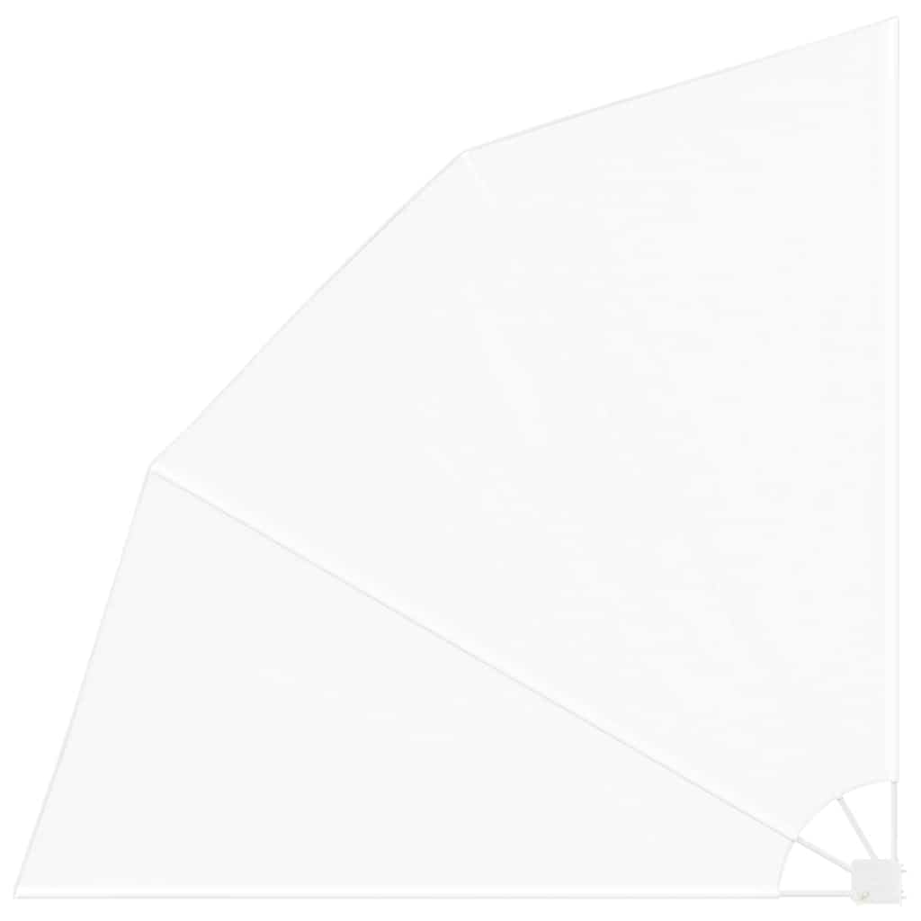 Balkona privātuma ekrāns Balts 210 x 210 cm audums