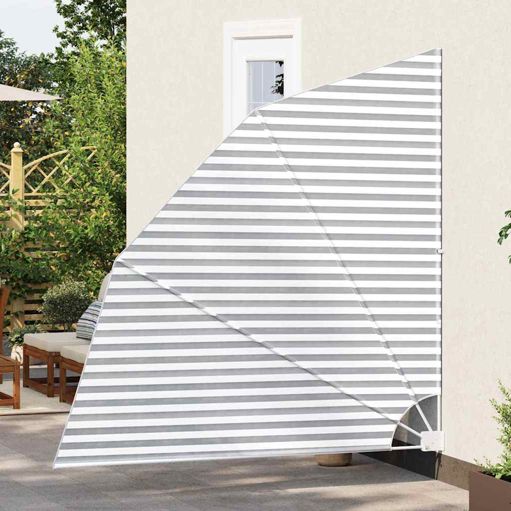 Balkono privatumo ekranas Antracito ir balta 210 x 210 cm