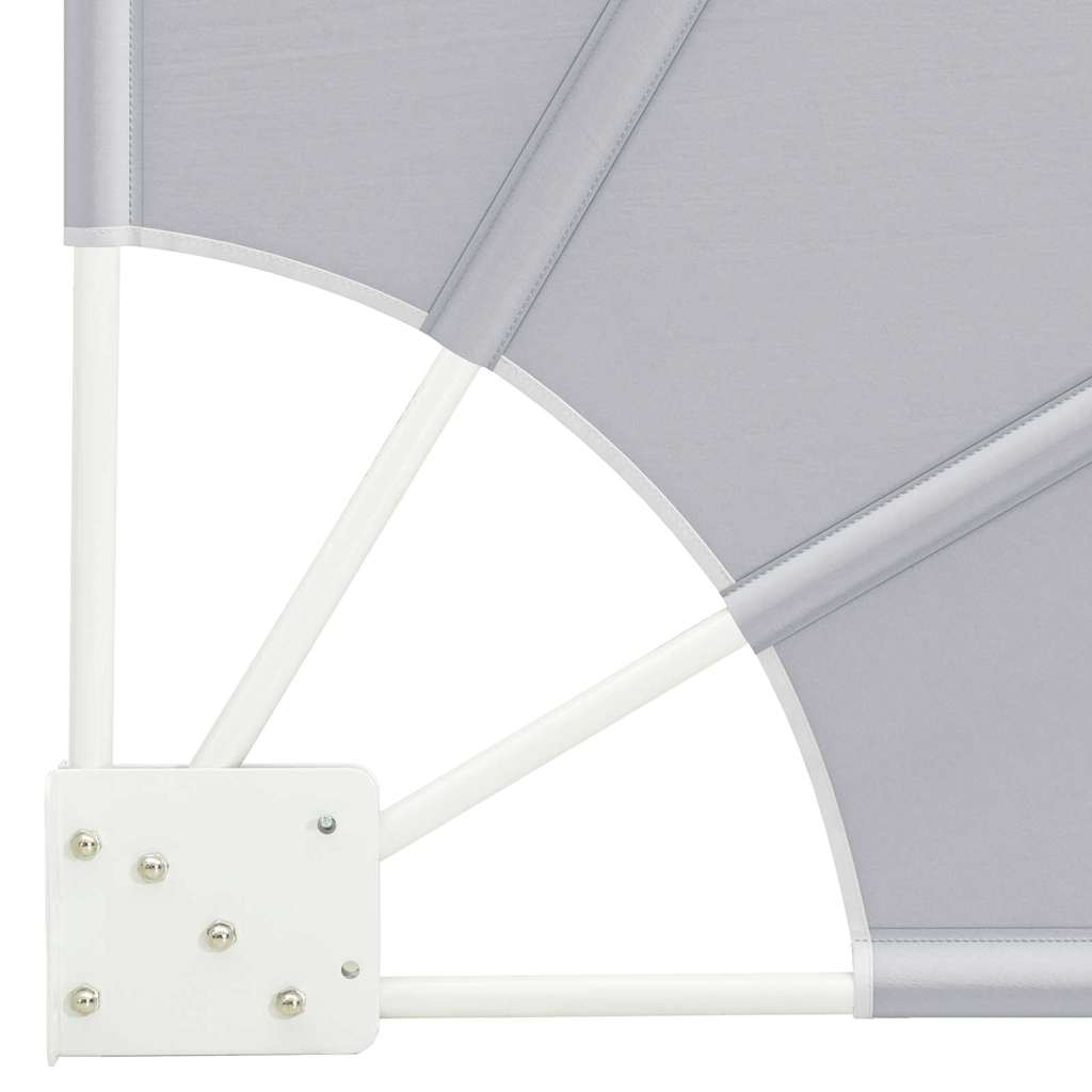 Balkono privatumo ekranas 115 x 115 cm Poliesteris Pilka