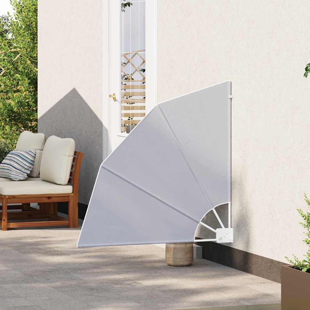 Balkono privatumo ekranas 115 x 115 cm Poliesteris Pilka
