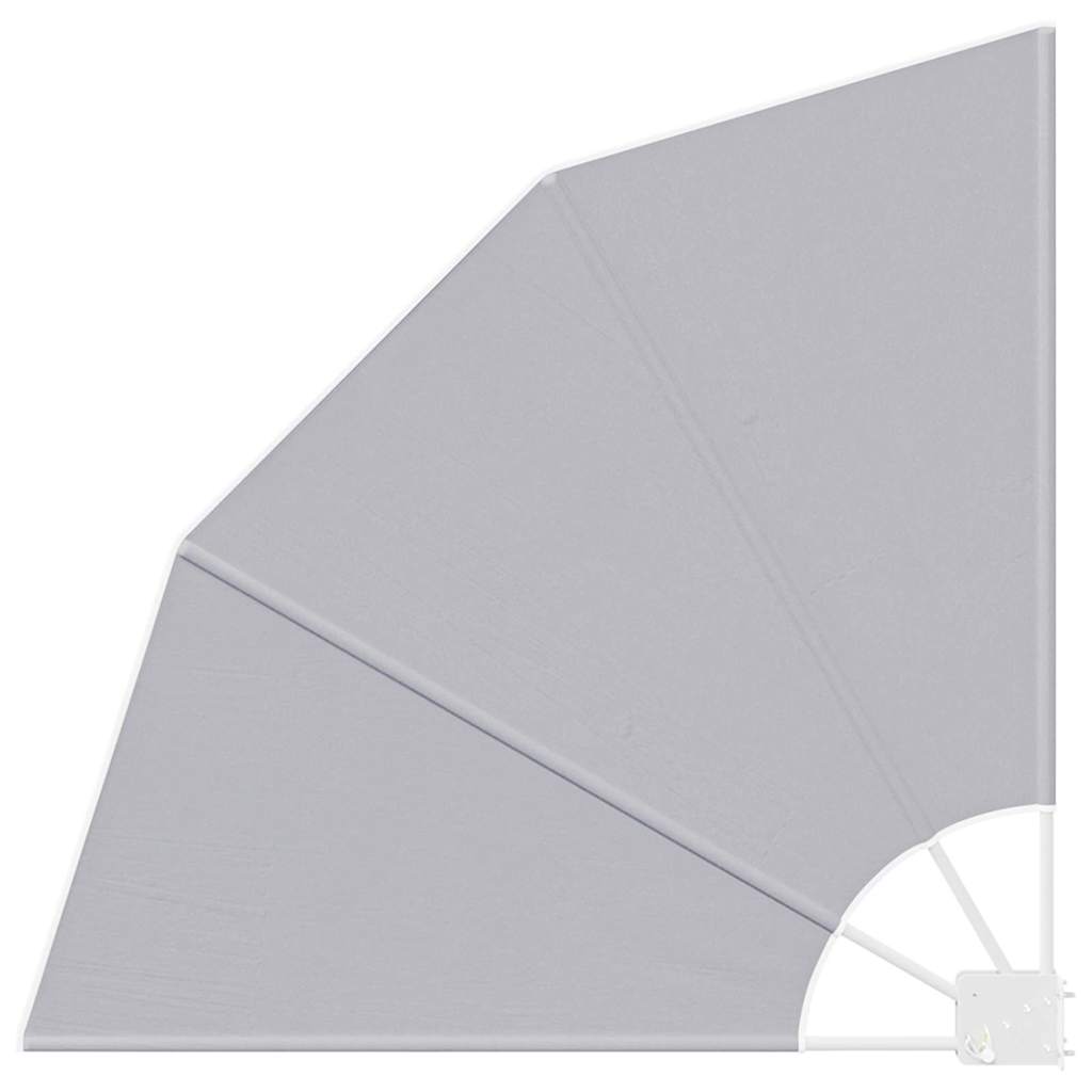Balkono privatumo ekranas 115 x 115 cm Poliesteris Pilka