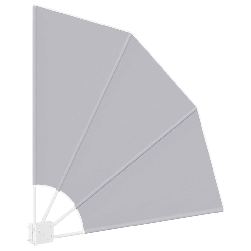 Balkono privatumo ekranas 115 x 115 cm Poliesteris Pilka
