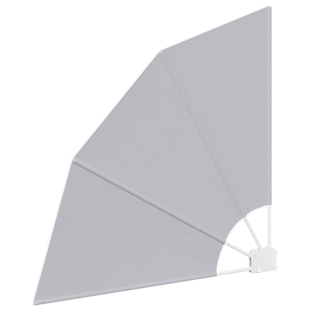Balkono privatumo ekranas 115 x 115 cm Poliesteris Pilka