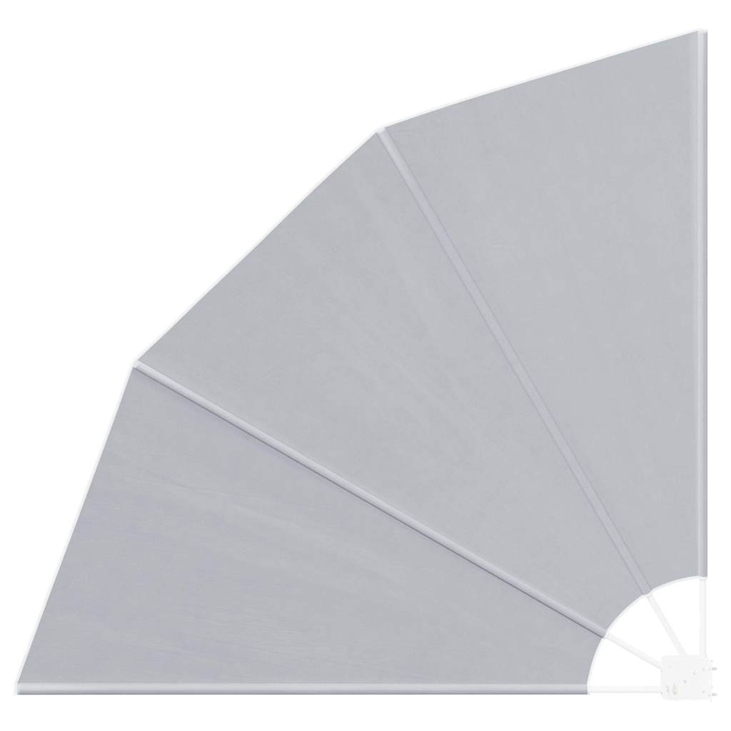 Balkono privatumo ekranas 160 x 160 cm Poliesteris Pilka