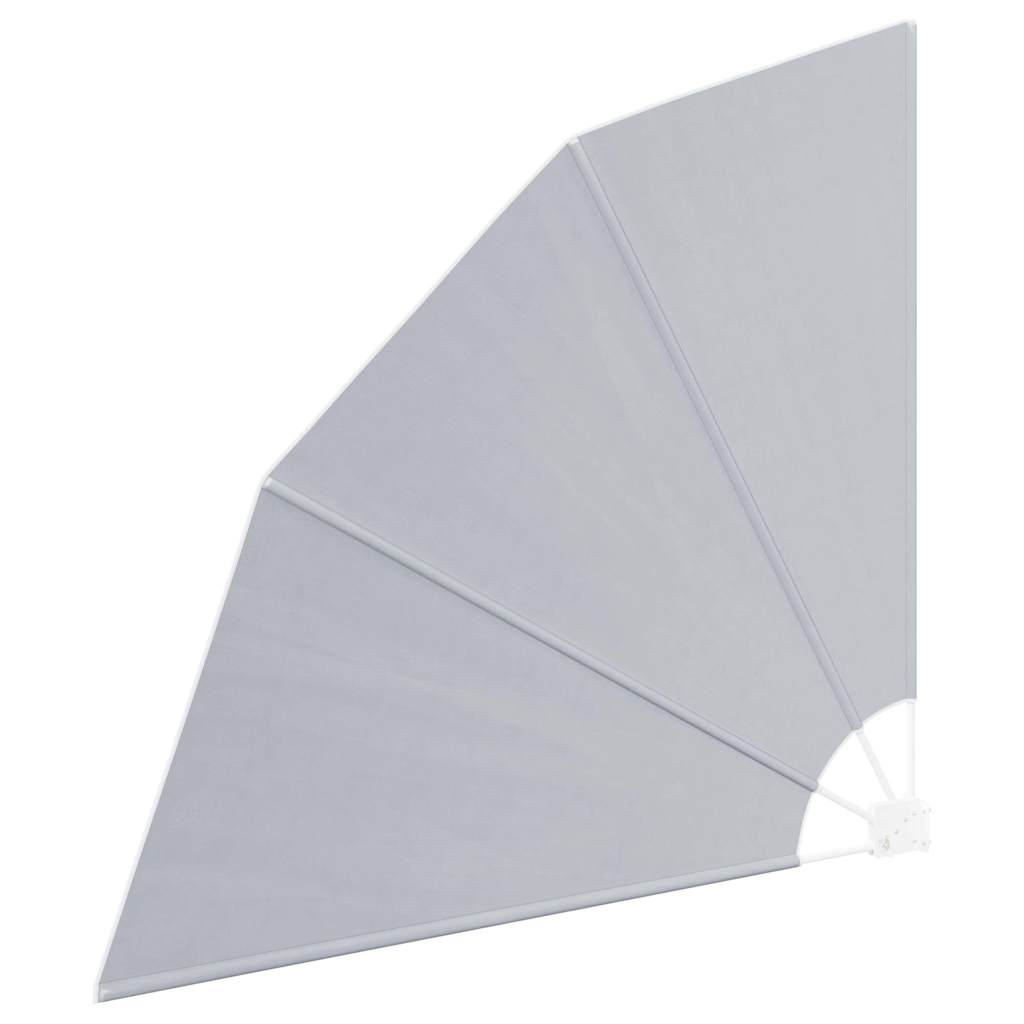 Balkono privatumo ekranas 160 x 160 cm Poliesteris Pilka