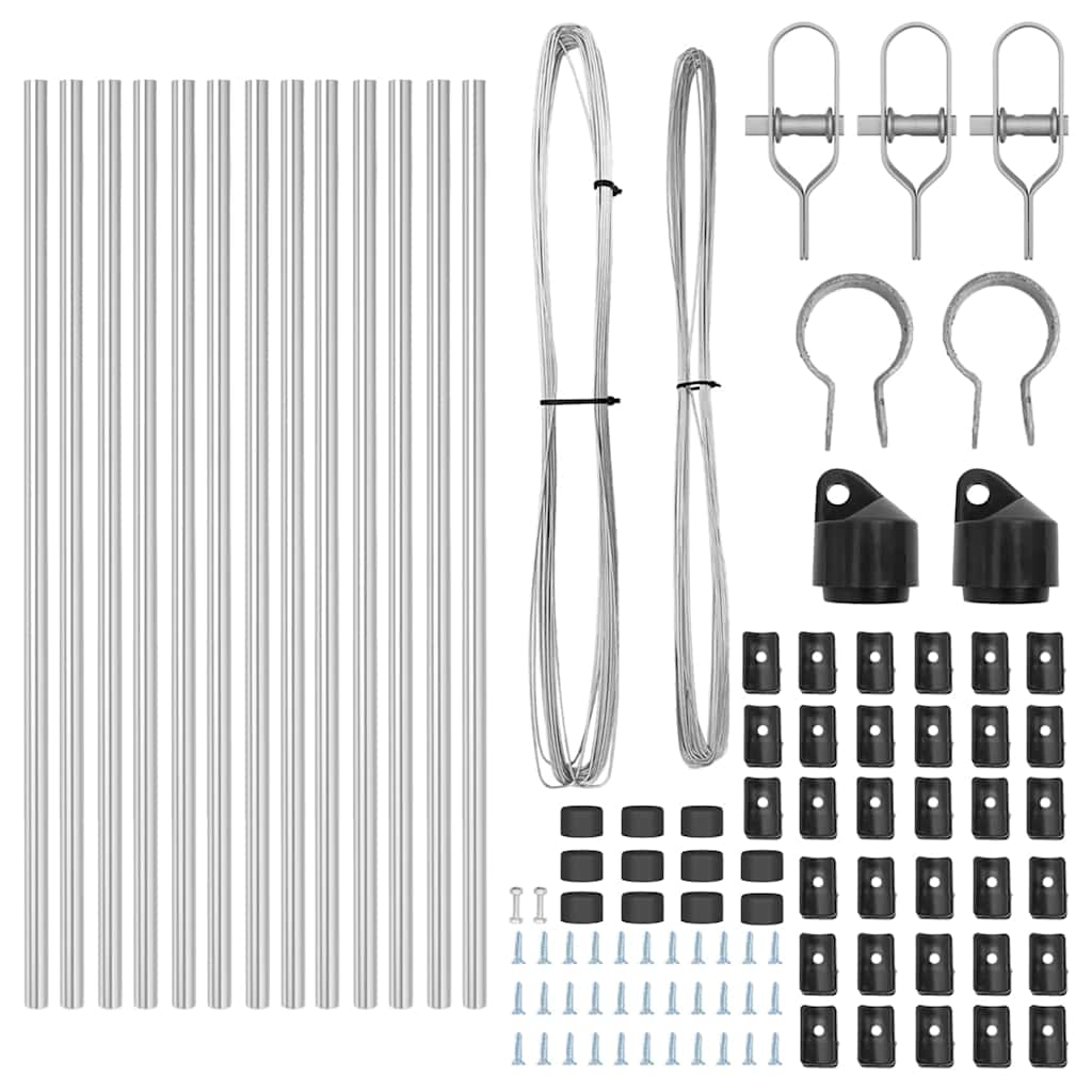 Tvorelės stulpas 13 pcs Sidabro Plienas