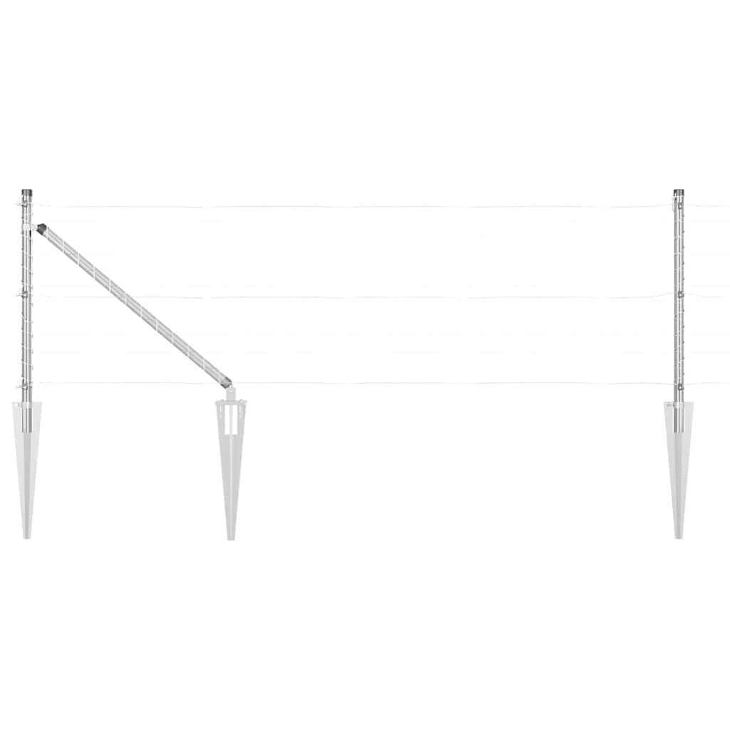 Tvorelės stulpas 13 pcs Sidabro Plienas