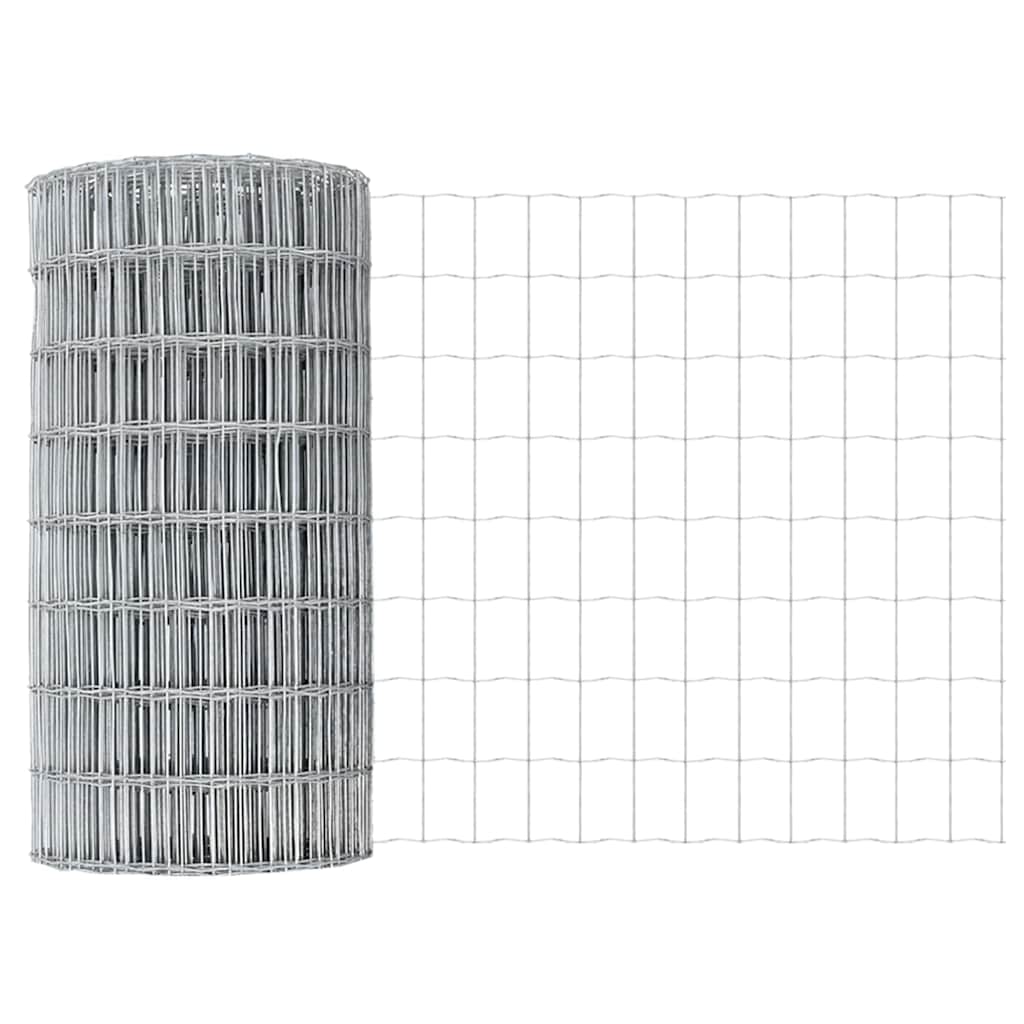 Euro Fence Silver 0.6 x 10 m Hot-dip galvanized iron