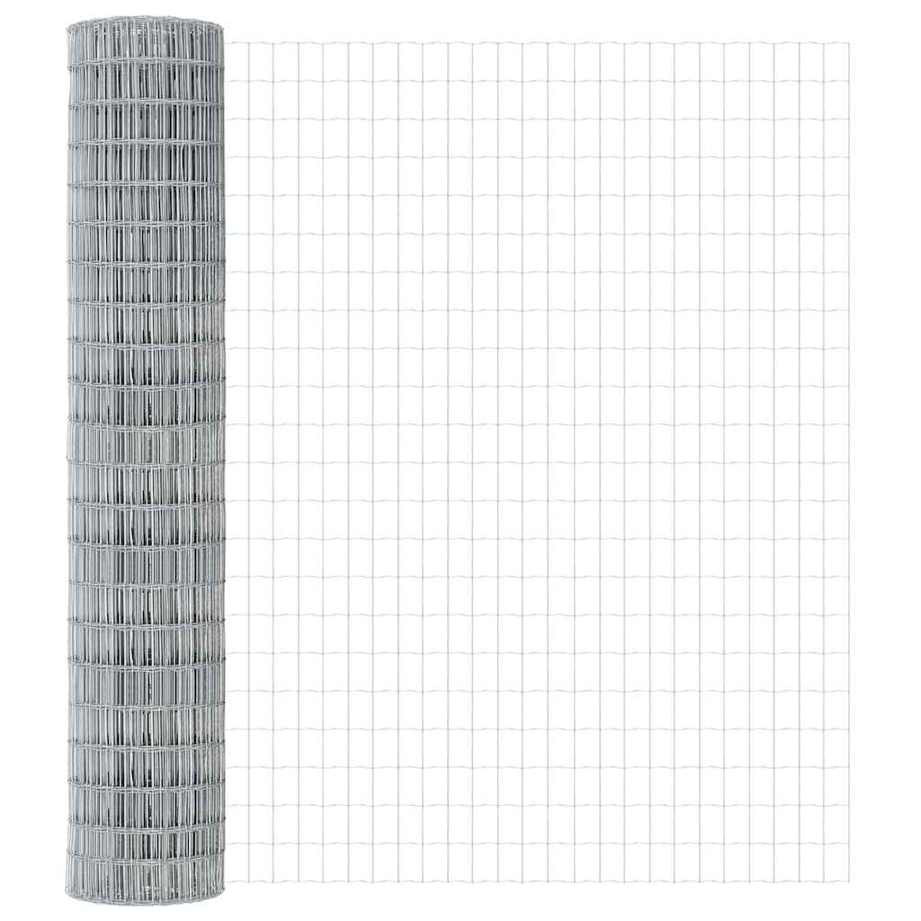 Euro Fence Silver 1.6 x 10 m Hot-dip galvanized iron