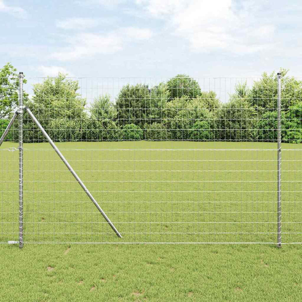 Euro tvora Sidabro 1.5 x 10 m Karštai cinkuotas geležis
