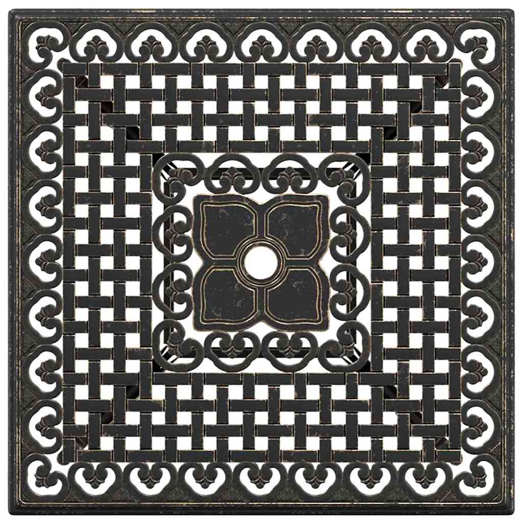 Garden Table Set 3 pcs Bronze Cast Aluminum