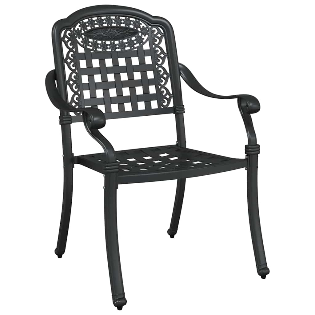 Sodo stalo komplektas 5 pcs Juoda Liejamasis aliuminis