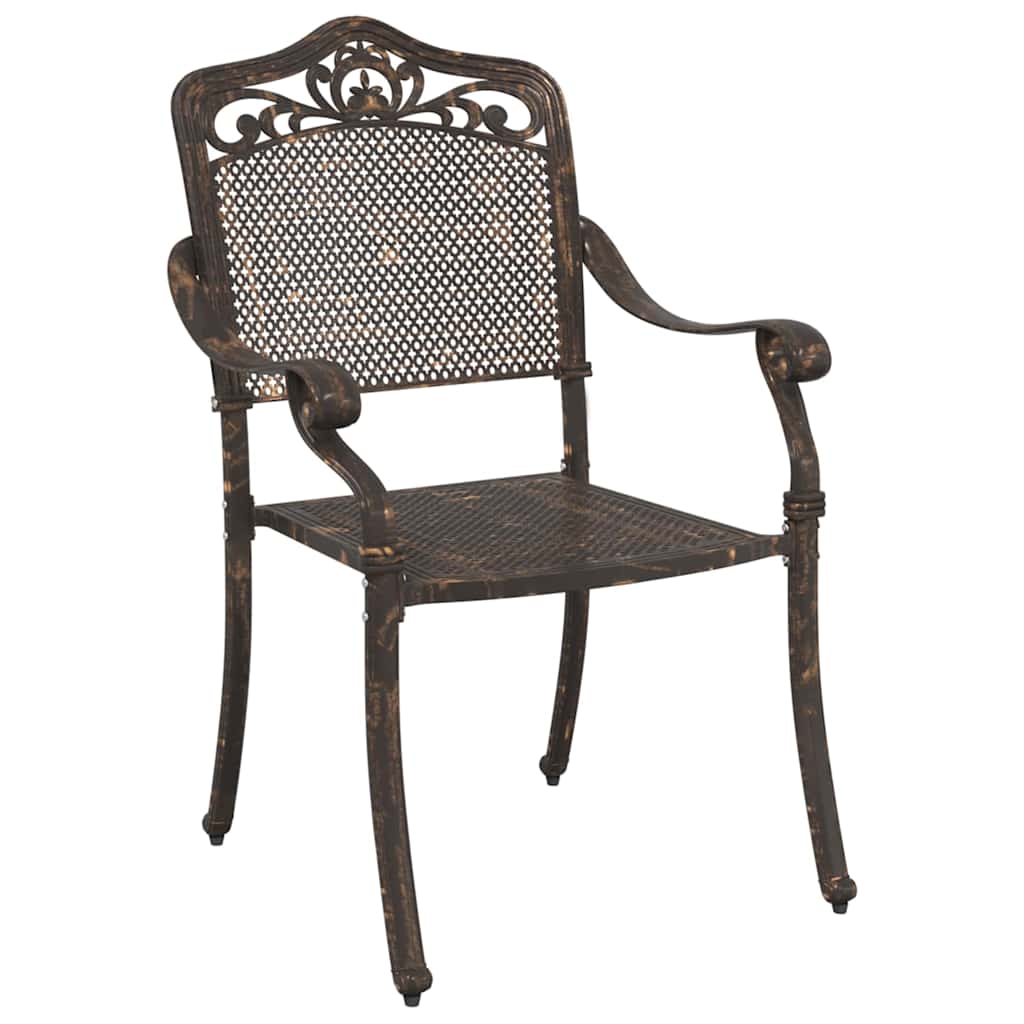 Sodo stalo komplektas 3 pcs Bronzinė Liejamasis aliuminis
