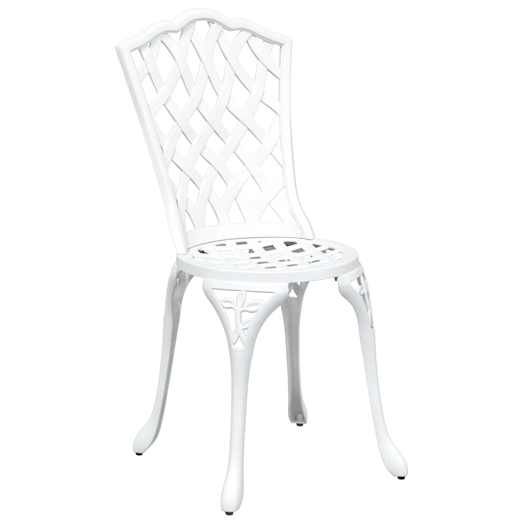 Sodo stalo komplektas 3 pcs Balta Liejamasis aliuminis