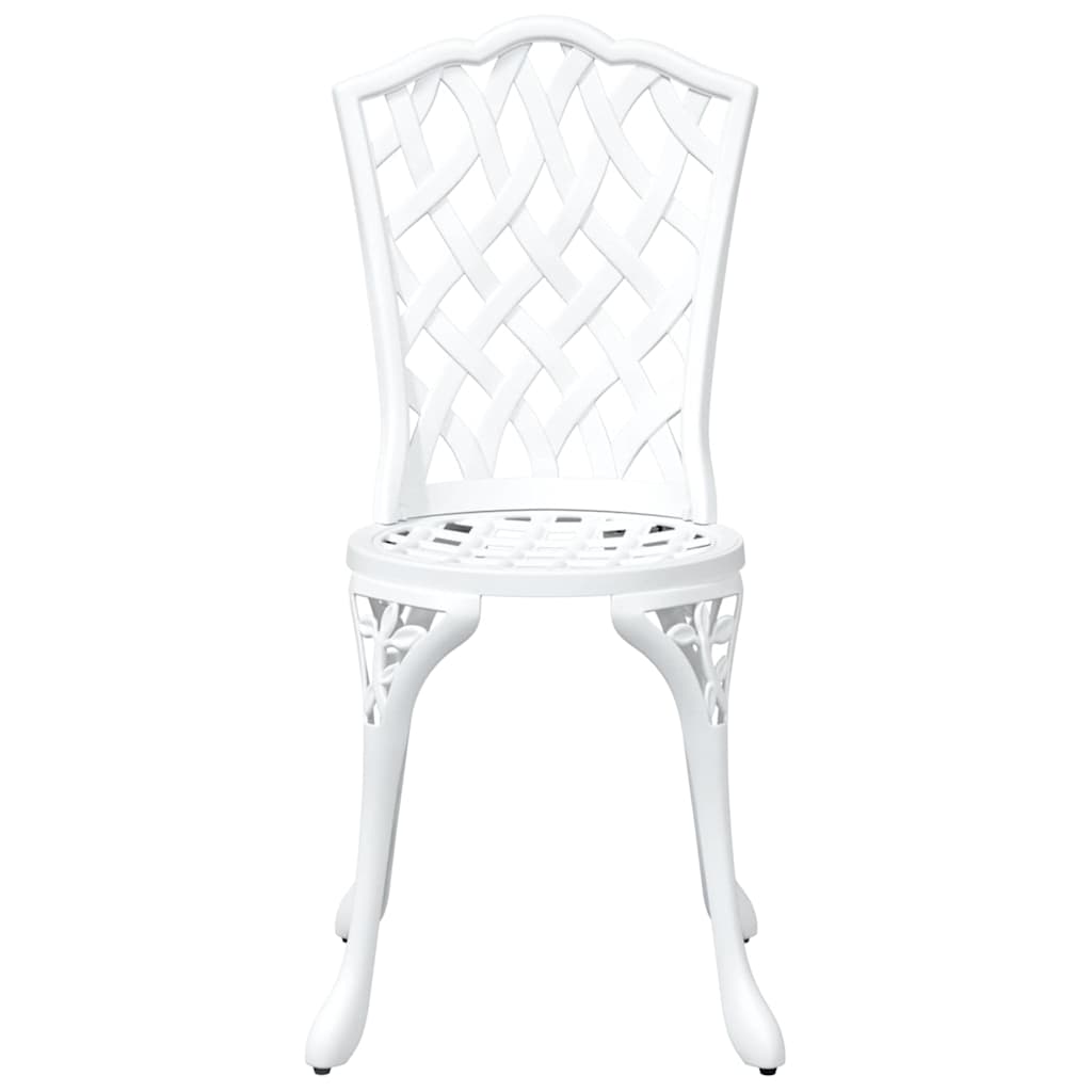 Sodo stalo komplektas 3 pcs Balta Liejamasis aliuminis