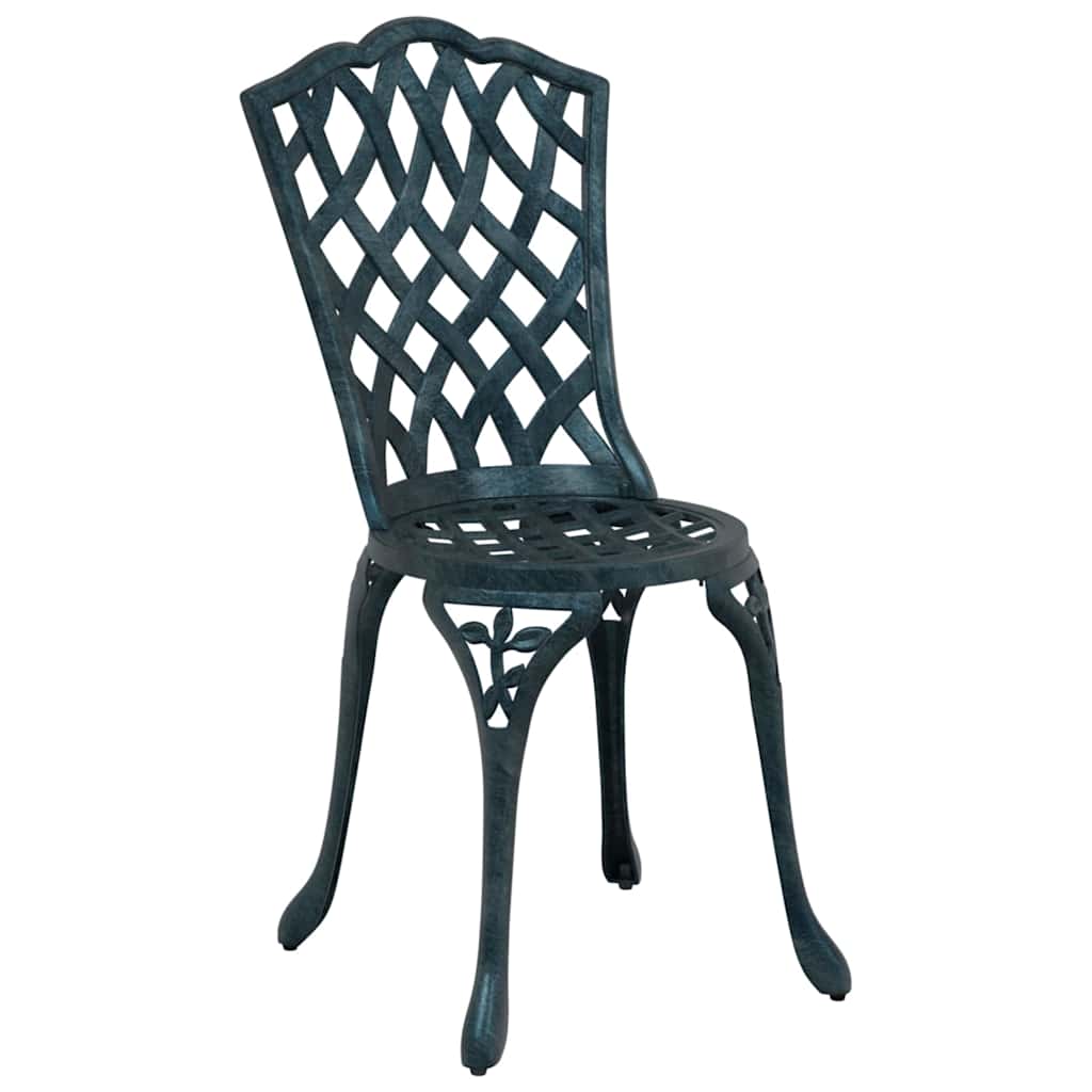 Garden Dining Set 5 pcs Green Cast Aluminum