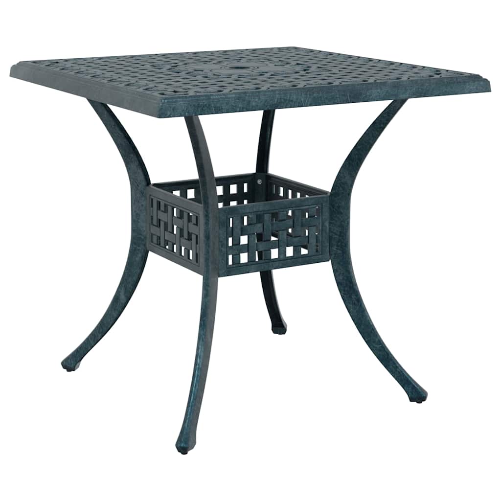 Garden Dining Set 5 pcs Green Cast Aluminum