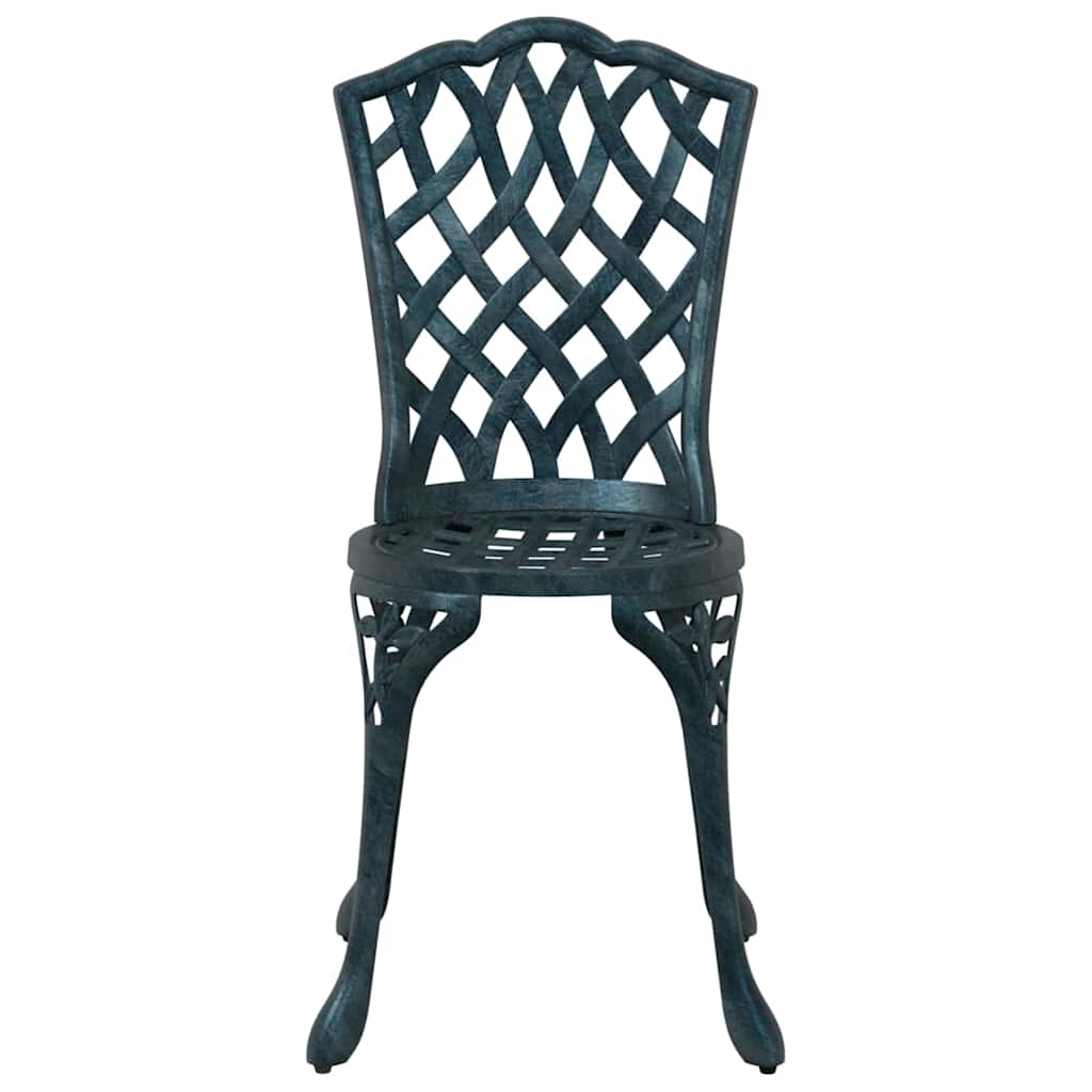 Garden Dining Set 5 pcs Green Cast Aluminum