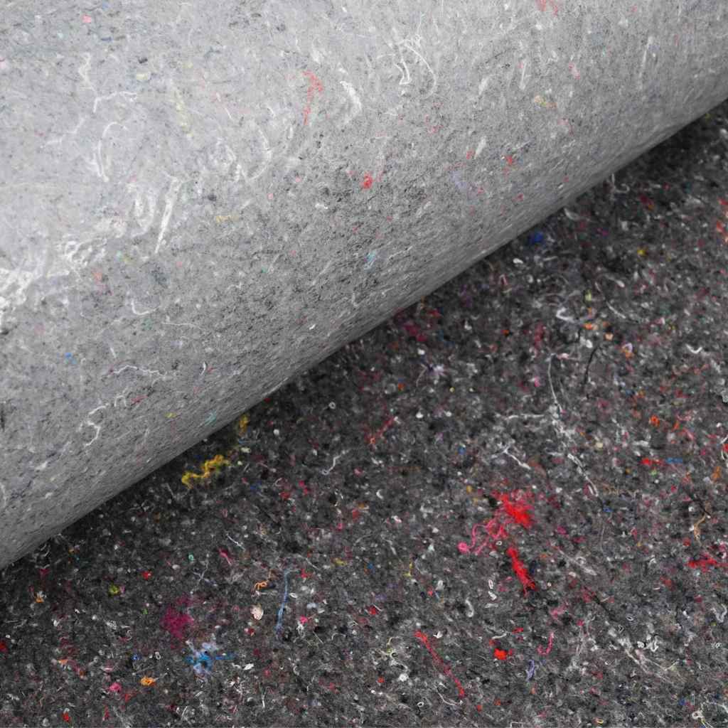 Dīķa filcs pelēks 1 x 10 m poliesters un kokvilna