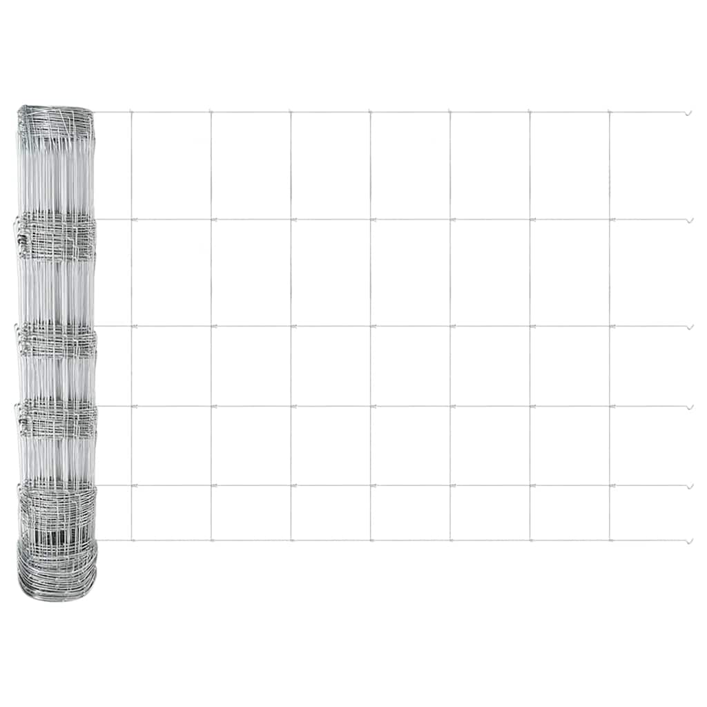 Ganyklų tvora Sidabro 25 x 0,8 m Galvanizuotas plienas