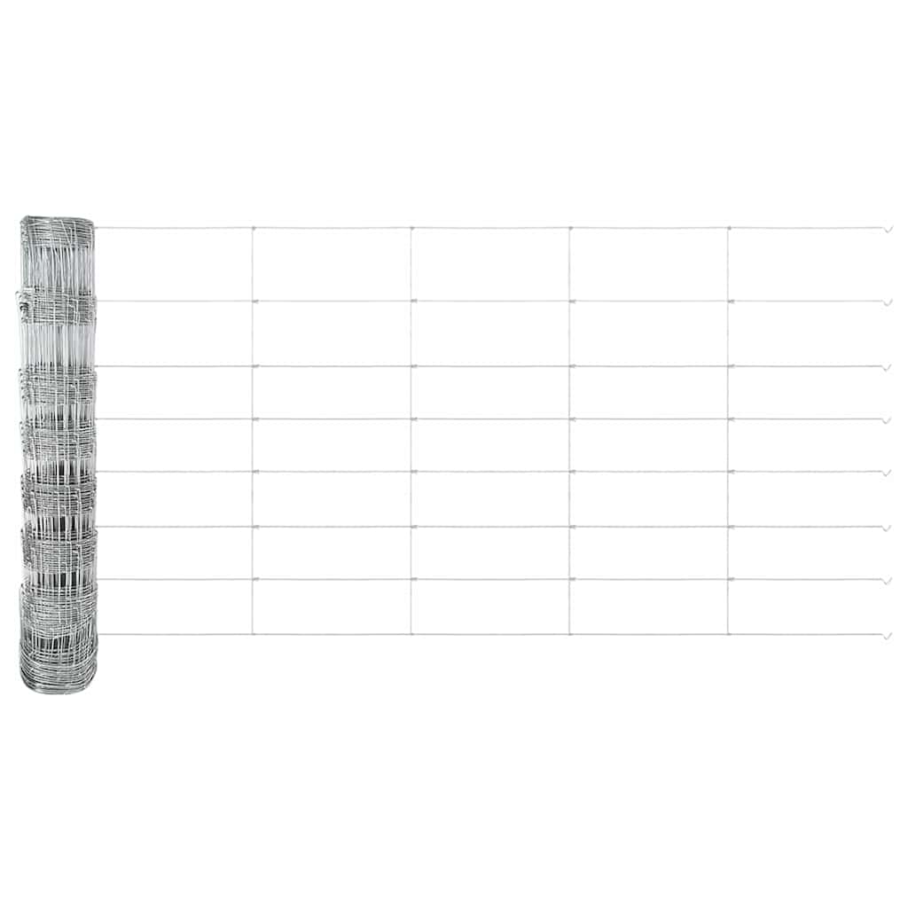Ganyklų tvora Sidabro 25 x 0,8 m Galvanizuotas plienas