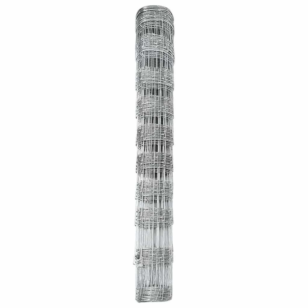 Ganyklų tvora Sidabro 25 x 1 m Galvanizuotas plienas